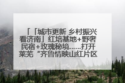 「城市更新 乡村振兴看济南」红培基地+野奢民宿+玫瑰秘境……打开莱芜“齐鲁情映山红片区”的破圈秘籍