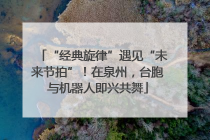 “经典旋律”遇见“未来节拍”！在泉州，台胞与机器人即兴共舞