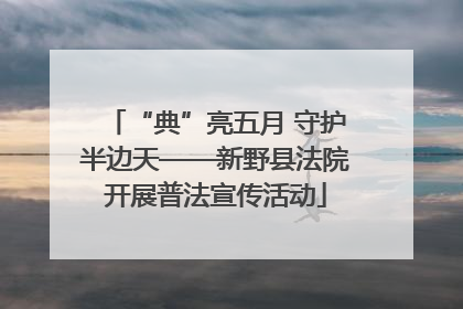 “典”亮五月 守护半边天——新野县法院开展普法宣传活动