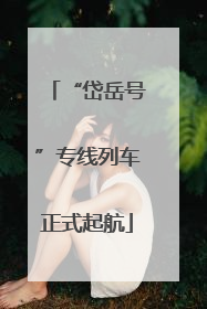 “岱岳号”专线列车正式起航