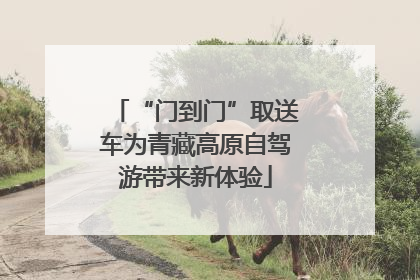 “门到门”取送车为青藏高原自驾游带来新体验
