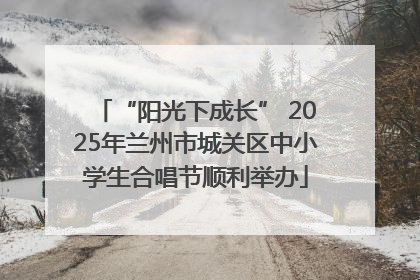 “阳光下成长” 2025年兰州市城关区中小学生合唱节顺利举办