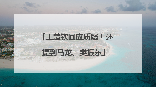 王楚钦回应质疑！还提到马龙、樊振东