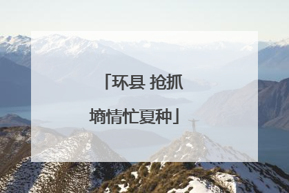 环县 抢抓墒情忙夏种