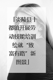 炎陵县十都镇开展劳动技能培训 绘就“致富有路”新图景