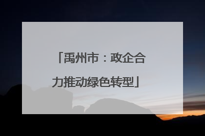 禹州市：政企合力推动绿色转型