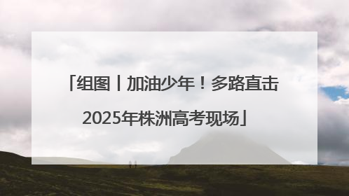 组图丨加油少年！多路直击2025年株洲高考现场