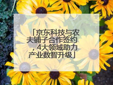京东科技与农夫铺子合作签约，4大领域助力产业数智升级