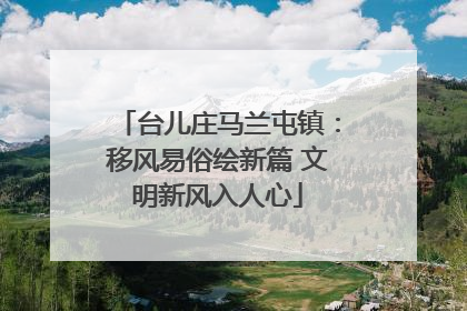台儿庄马兰屯镇：移风易俗绘新篇 文明新风入人心