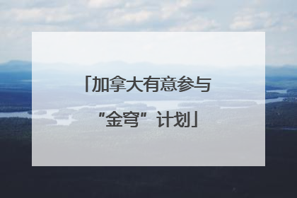 加拿大有意参与“金穹”计划