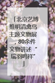 北京艺博推明清禽鸟主题文物展，80余件文物讲述“瑞羽鸣祥”