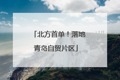 北方首单！落地青岛自贸片区