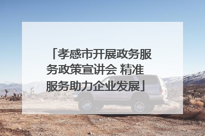 孝感市开展政务服务政策宣讲会 精准服务助力企业发展