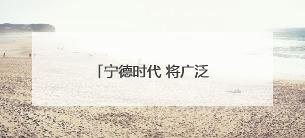 宁德时代 将广泛融入全球资本市场