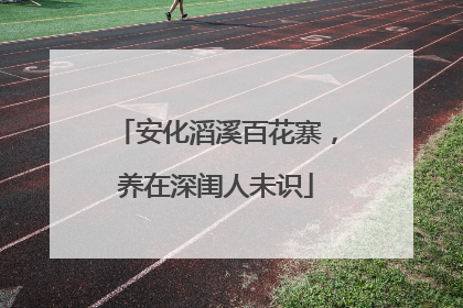 安化滔溪百花寨，养在深闺人未识