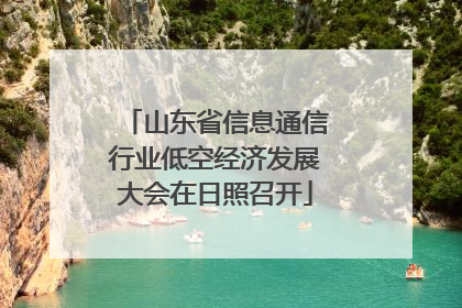 山东省信息通信行业低空经济发展大会在日照召开