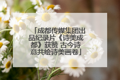 成都传媒集团出品纪录片《诗美成都》获赞 古今诗意共绘诗美画卷