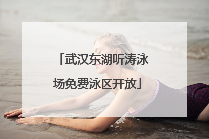 武汉东湖听涛泳场免费泳区开放