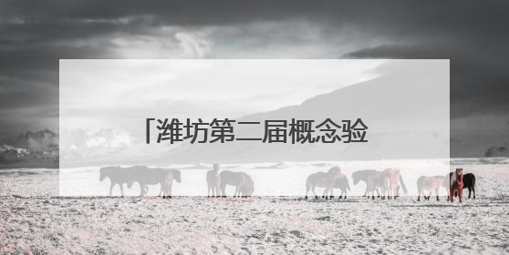 潍坊第二届概念验证项目路演活动在潍坊科技大市场举办
