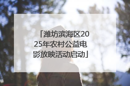 潍坊滨海区2025年农村公益电影放映活动启动