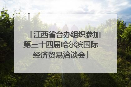 江西省台办组织参加第三十四届哈尔滨国际经济贸易洽谈会