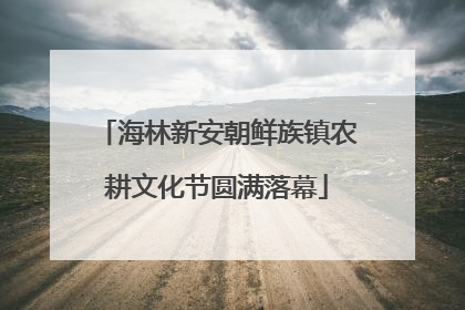 海林新安朝鲜族镇农耕文化节圆满落幕
