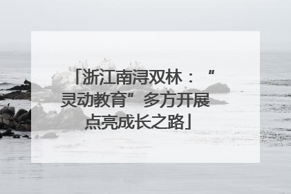 浙江南浔双林：“灵动教育”多方开展 点亮成长之路