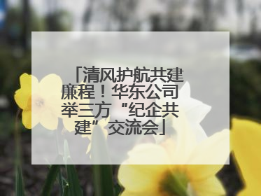 清风护航共建廉程！华东公司举三方“纪企共建”交流会