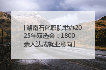 湖南石化职院举办2025年双选会：1800余人达成就业意向