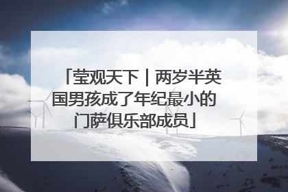莹观天下｜两岁半英国男孩成了年纪最小的门萨俱乐部成员