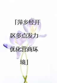 萍乡经开区多点发力优化营商环境