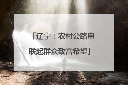 辽宁：农村公路串联起群众致富希望