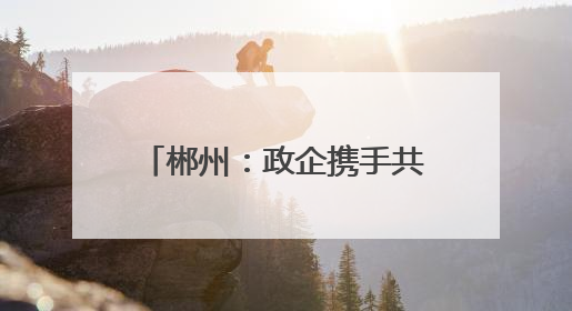 郴州：政企携手共绘乡村振兴新图景