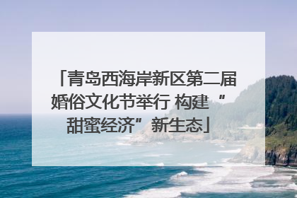 青岛西海岸新区第二届婚俗文化节举行 构建“甜蜜经济”新生态