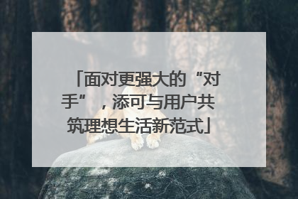 面对更强大的“对手”，添可与用户共筑理想生活新范式