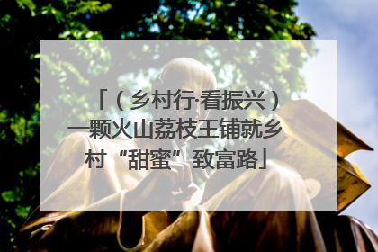 （乡村行·看振兴）一颗火山荔枝王铺就乡村“甜蜜”致富路