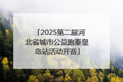 2025第二届河北省城市公益跑秦皇岛站活动开赛