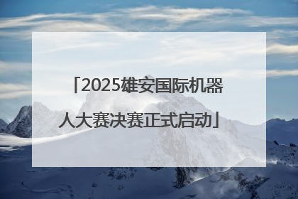 2025雄安国际机器人大赛决赛正式启动