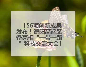 56项创新成果发布！德阳高端装备亮相“一带一路”科技交流大会